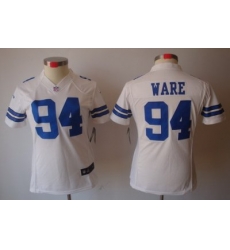 Women Nike Dallas Cowboys 94# Ware White Color[Women's NIKE LIMITED Jersey]