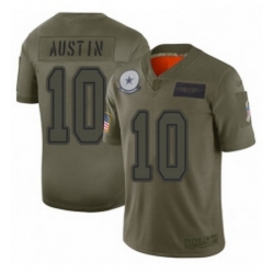 Womens Dallas Cowboys 10 Tavon Austin Limited Camo 2019 Salute to Service Football Jersey