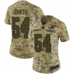 Womens Nike Dallas Cowboys 54 Jaylon Smith Limited Camo 2018 Salute to Service NFL Jersey