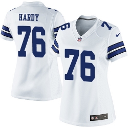 Womens Nike Dallas Cowboys #76 Greg Hardy Elite White NFL Jersey