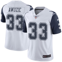 Nike Cowboys #33 Chidobe Awuzie White Youth Stitched NFL Limited Rush Jersey