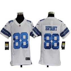 Nike Cowboys #88 Dez Bryant White Youth Stitched NFL Elite Jersey