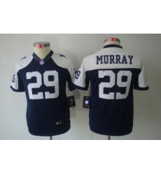 Youth Nike Dallas Cowboys 29# DeMarco Murray Blue Limited Throwback NFL Jerseys