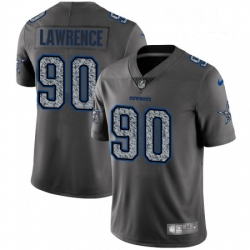 Youth Nike Dallas Cowboys 90 Demarcus Lawrence Gray Static Vapor Untouchable Limited NFL Jersey