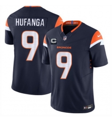 Men Denver Broncos 12 RJ Harvey Navy 2025 F U S E  With 1 Star C Patch Vapor Limited Stitched Football Jersey Men Denver Broncos 12 RJ Harvey Navy 2025 F U S E  With 1 Star C Patch Vapor Limited Stitched Football Jersey