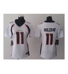 Nike Women Jerseys Denver Broncos #11 Holliday white