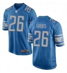 Men Detroit Lions 26 Jahmyr Gibbs Nlue 2023 Draft Stitched Game Jersey