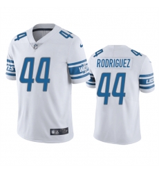 Men Detroit Lions 44 Malcolm Rodriguez White Vapor Untouchable Limited Stitched Jersey