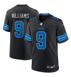 Men Women Youth Detroit Lions Jameson Williams #9 Black Stitched Vapor Limited Jersey