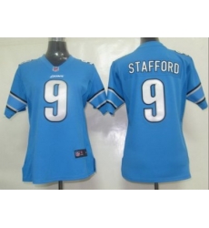 Women Nike Detroit Lions 9 Stafford Jersey