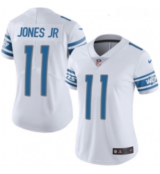 Womens Nike Detroit Lions 11 Marvin Jones Jr Elite White NFL Jersey