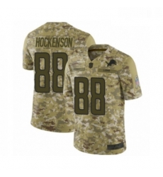 Youth Detroit Lions 88 TJ Hockenson Limited Camo 2018 Salute to Service Football Jersey