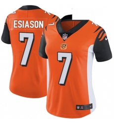 Womens Nike Cincinnati Bengals 7 Boomer Esiason Elite Orange Alternate NFL Jersey