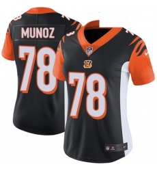 Womens Nike Cincinnati Bengals 78 Anthony Munoz Elite Black Team Color NFL Jersey