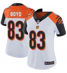 Womens Nike Cincinnati Bengals 83 Tyler Boyd Elite White NFL Jersey