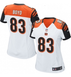 Womens Nike Cincinnati Bengals 83 Tyler Boyd Game White NFL Jersey