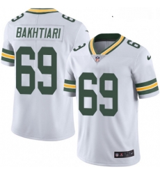 Youth Nike Green Bay Packers 69 David Bakhtiari Elite White NFL Jersey