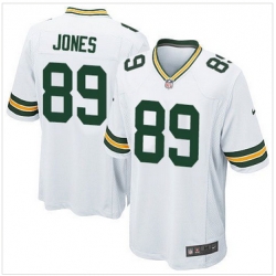 Youth Nike Packers #89 James Jones White Stitched NFL Elite Jersey