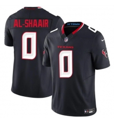 Men Houston Texans 0 Azeez Al Shaair Navy 2025 F U S E Vapor Limited Stitched Football Jersey Men Houston Texans 0 Azeez Al Shaair Navy 2025 F U S E Vapor Limited Stitched Football Jersey