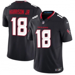 Men Houston Texans  18 Marvin Harrison Jr  Navy 2nd Alternate 2026 F U S E  Vapor Limited Stitched Football Jersey