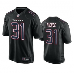 Men Houston Texans 31 Dameon Pierce Black Fashion Vapor Untouchable Limited Stitched Football Jersey