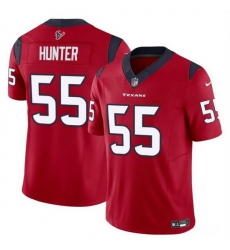 Men Houston Texans 55 Danielle Hunter Red 2024 F U S E Vapor Untouchable Stitched Football Jersey