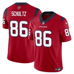 Men Houston Texans 86 Dalton Schultz Red 2023 F U S E Vapor Untouchable Stitched Football Jersey