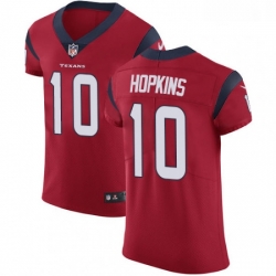 Men Nike Houston Texans 10 DeAndre Hopkins Red Alternate Vapor Untouchable Elite Player NFL Jersey