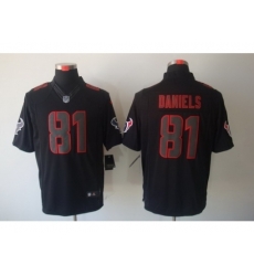 Nike Houston Texans 81 Owen Daniels Black Impact Limited NFL Jersey