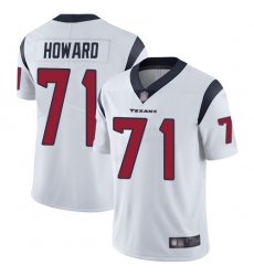 Texans 71 Tytus Howard White Men Stitched Football Vapor Untouchable Limited Jersey