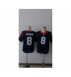 nike nfl jerseys houston texans 8 johnson blue[Elite][johnson]