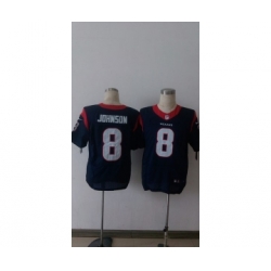 nike nfl jerseys houston texans 8 johnson blue[Elite][johnson]