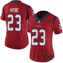 Texans #23 Carlos Hyde Red Alternate Women Stitched Football Vapor Untouchable Limited Jersey