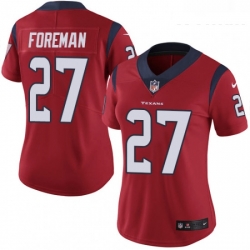 Womens Nike Houston Texans 27 DOnta Foreman Limited Red Alternate Vapor Untouchable NFL Jersey