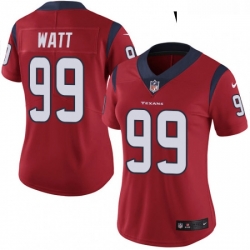 Womens Nike Houston Texans 99 JJ Watt Limited Red Alternate Vapor Untouchable NFL Jersey