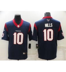 Youth Houston Texans 10 Davis Mills Navy Vapor Untouchable Limited Stitched Jersey