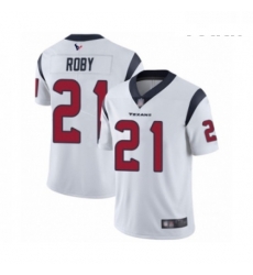 Youth Houston Texans 21 Bradley Roby White Vapor Untouchable Limited Player Football Jersey