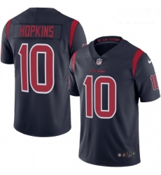 Youth Nike Houston Texans 10 DeAndre Hopkins Elite Navy Blue Rush Vapor Untouchable NFL Jersey