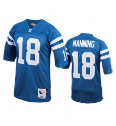 Men Indianapolis Colts #18 Peyton Manning Royal 1998 Throwback Jersey