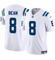 Men Indianapolis Colts 8 Jason Bean White 2024 F U S E  Vapor Limited Stitched Football Jersey