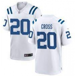 Men's Nike Indianapolis Colts Nick Cross #20 White F U S E Stitched NFL Jersey