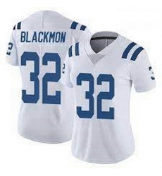 Women Indianapolis Colts 32 Julian Blackmon White Vapor Limited Jersey