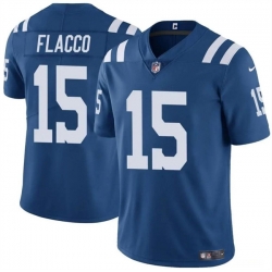 Youth Indianapolis Colts 15 Joe Flacco White Vapor Untouchable Limited Stitched Football Jersey