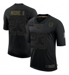 Youth Indianapolis Colts Kenny Moore II Limited 2020 Salute To Service Jersey Black