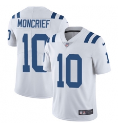 Youth Nike Colts #10 Donte Moncrief White Stitched NFL Vapor Untouchable Limited Jersey