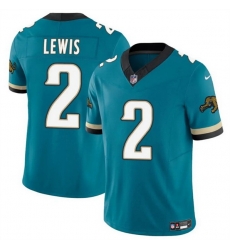 Men Jacksonville Jaguars 2 Jourdan Lewis Teal 2025 F U S E Vapor Untouchable Limited Stitched Jersey Men Jacksonville Jaguars 2 Jourdan Lewis Teal 2025 F U S E Vapor Untouchable Limited Stitched Jersey