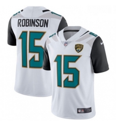 Men Nike Jacksonville Jaguars 15 Allen Robinson White Vapor Untouchable Limited Player NFL Jersey