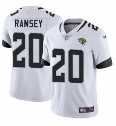 Nike Jaguars #20 Jalen Ramsey White Mens Stitched NFL Vapor Untouchable Limited Jersey