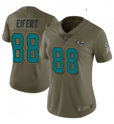 Women Nike Jaguars 88 Tyler Eifert Vapor Salute To Service Limited Jersey