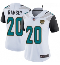 Womens Nike Jacksonville Jaguars 20 Jalen Ramsey White Vapor Untouchable Limited Player NFL Jersey